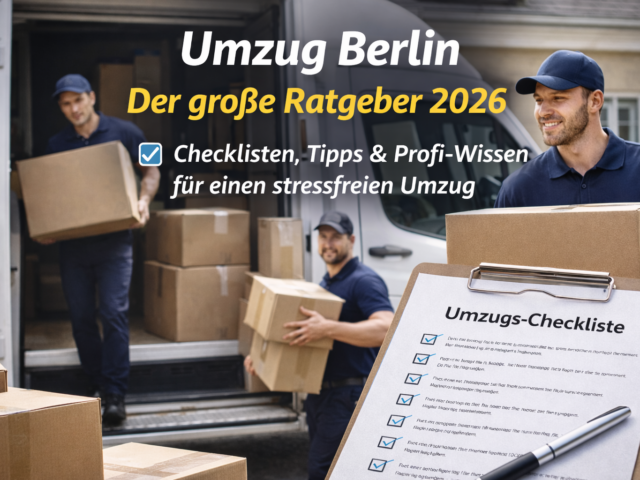 Umzug Berlin: Der große Ratgeber 2026 – Checklisten, Tipps & Profi-Wissen für einen stressfreien Umzug