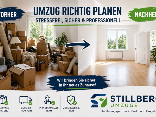 Umzug richtig planen: Der komplette Ratgeber für einen stressfreien Umzug