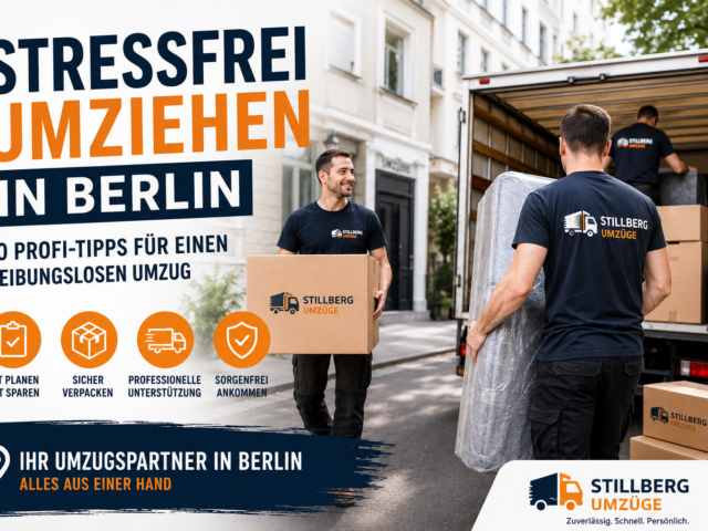 Stressfrei umziehen: 10 Profi-Tipps für einen reibungslosen Umzug in Berlin