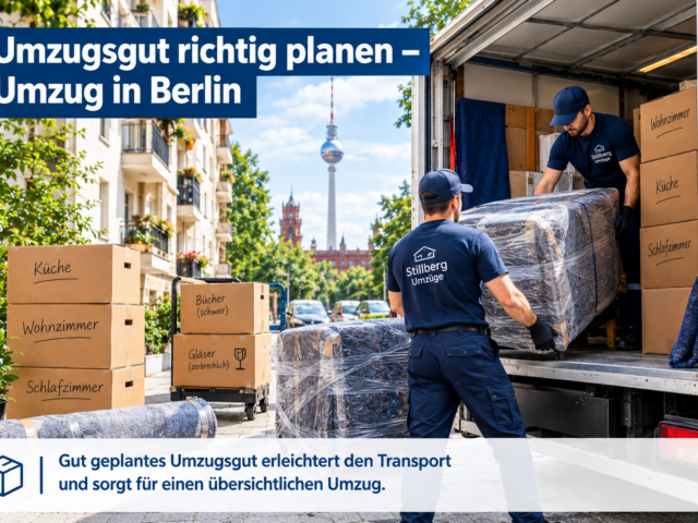 Umzugsgut richtig planen: Der große Ratgeber für einen stressfreien Umzug in Berlin