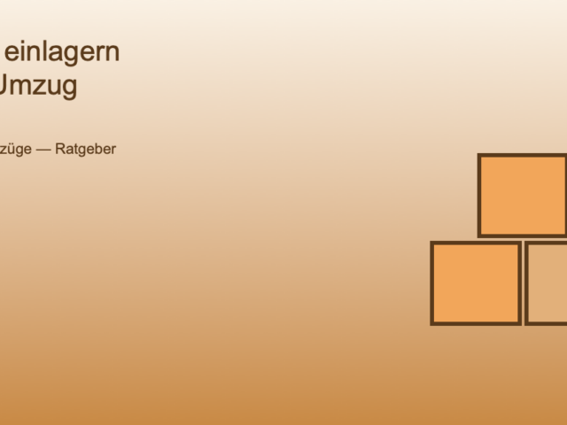 Möbel einlagern beim Umzug: Zwischenlagerung in Berlin richtig planen